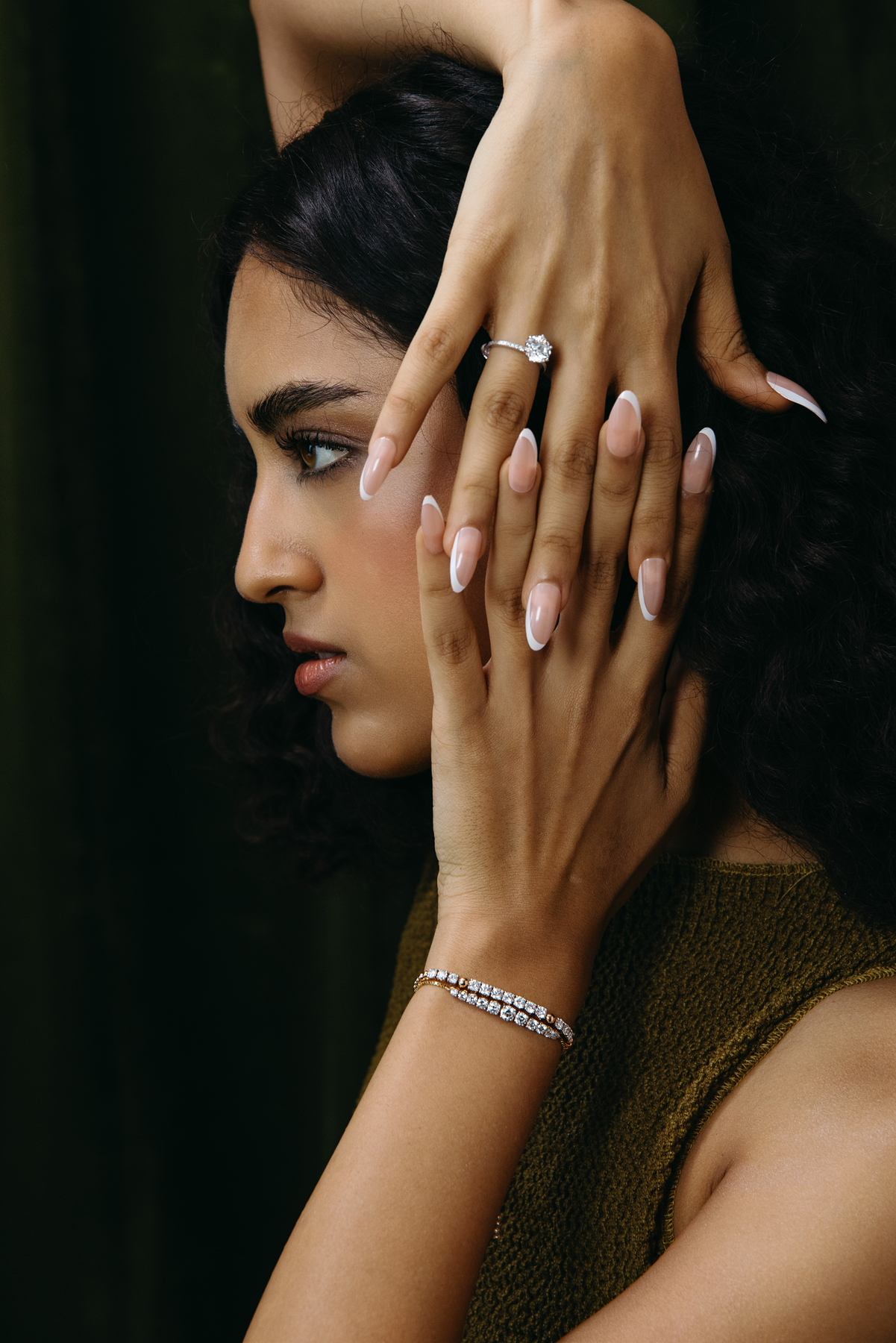 Radiant Rose Diamond Bracelet