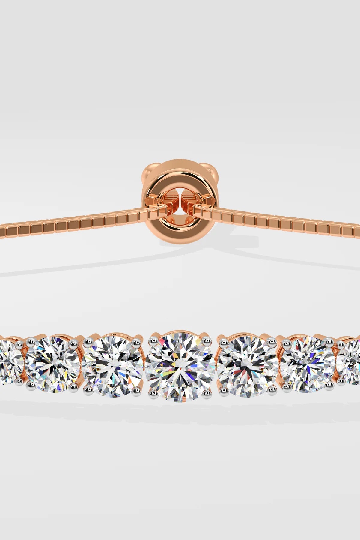 Radiant Rose Diamond Bracelet