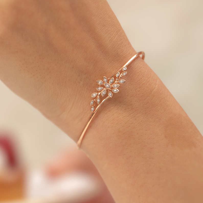 Radiant Rose Diamond Bracelet