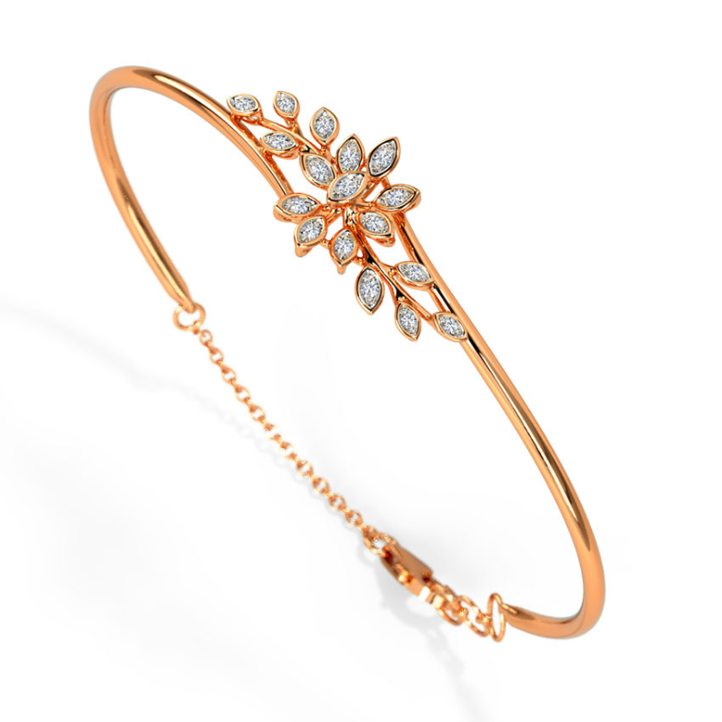 Radiant Rose Diamond Bracelet