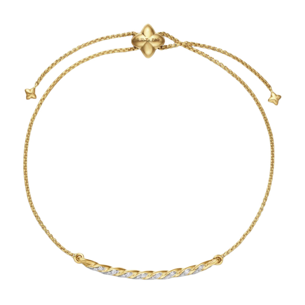 18K Gold Diamond Bracelet for Women
