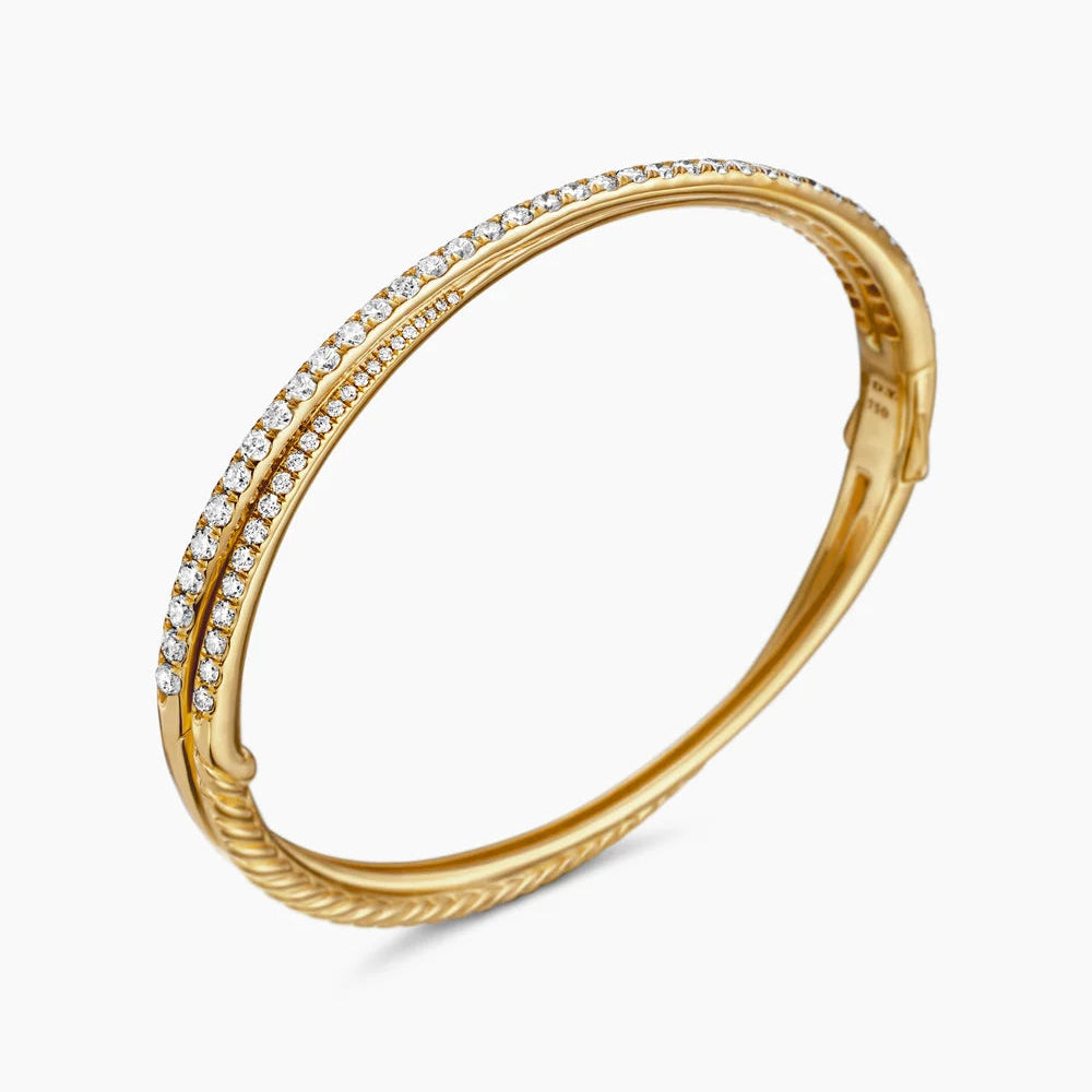 18K Gold Diamond Bracelet for Women