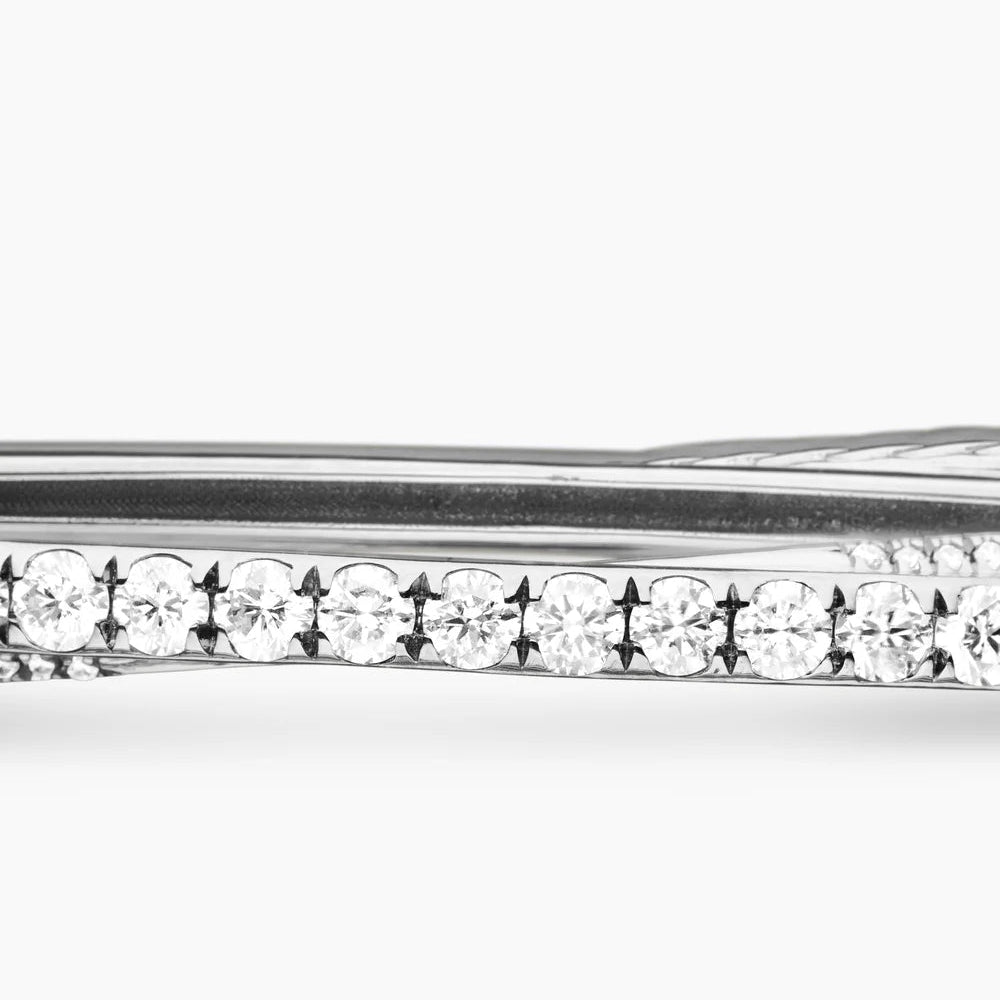 18K White Gold Diamond Bracelet for Women