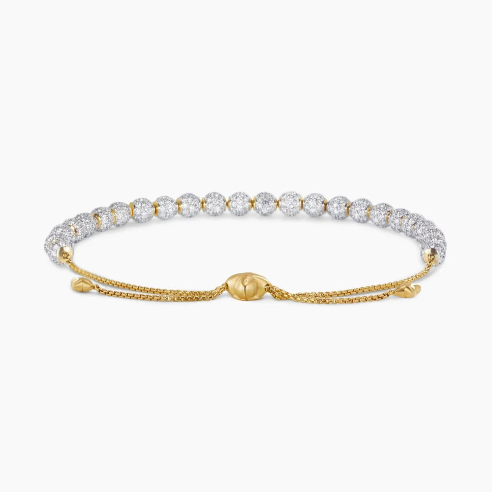 18K Gold Diamond Bracelet for Women