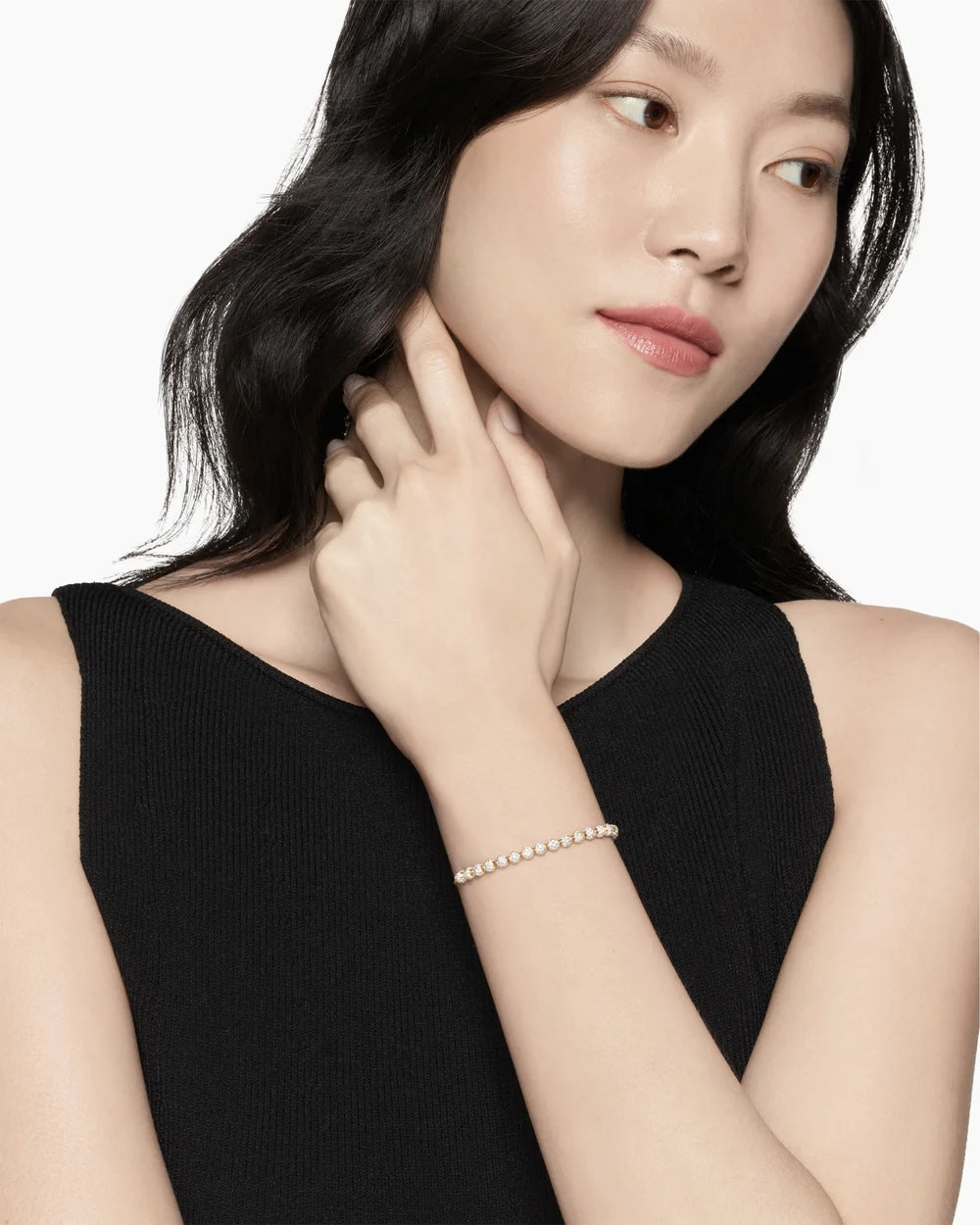 18K Gold Diamond Bracelet for Women