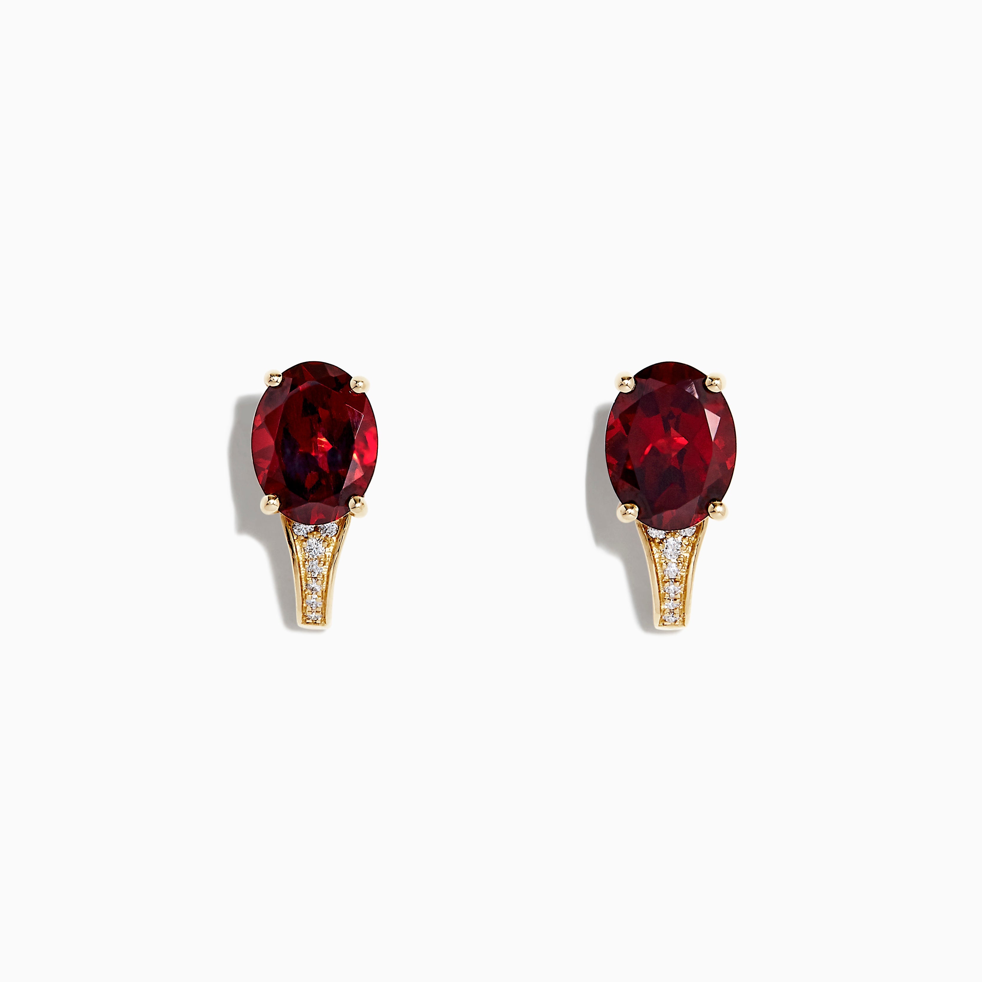 14K solid gold diamond hoop earrings for women with brilliant round-cut diamonds, perfect for luxury everyday wear.