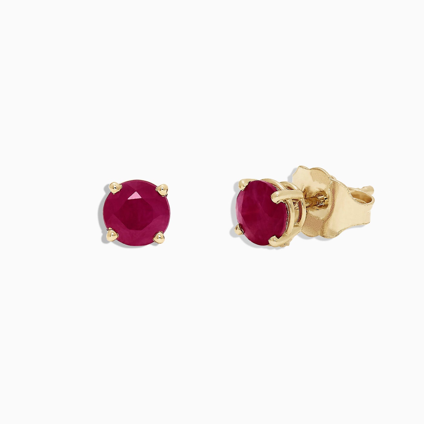 4K solid gold diamond hoop earrings for women with brilliant round-cut diamonds, perfect for luxury everyday wear.