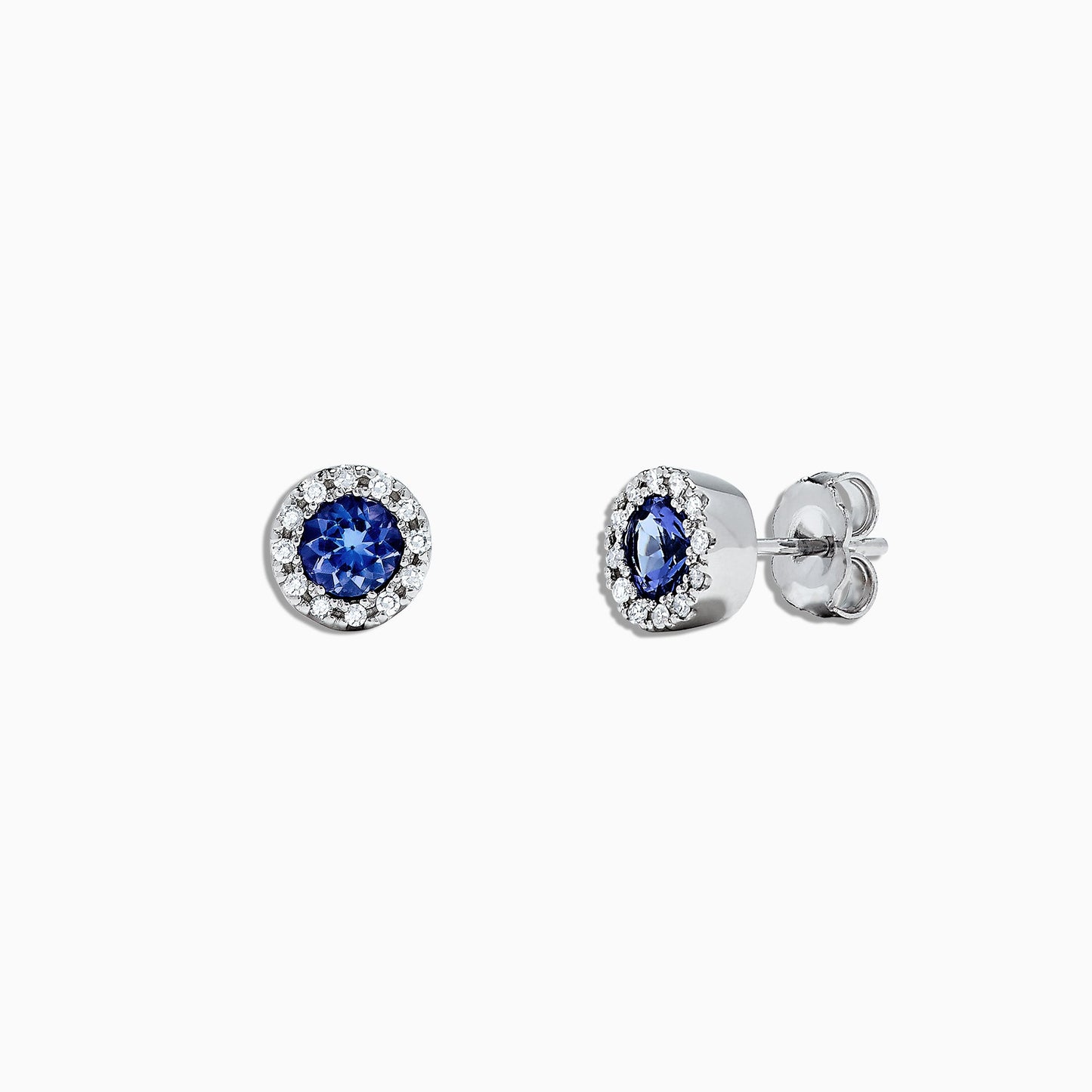 14K solid gold diamond hoop earrings for women with brilliant round-cut diamonds, perfect for luxury everyday wear.