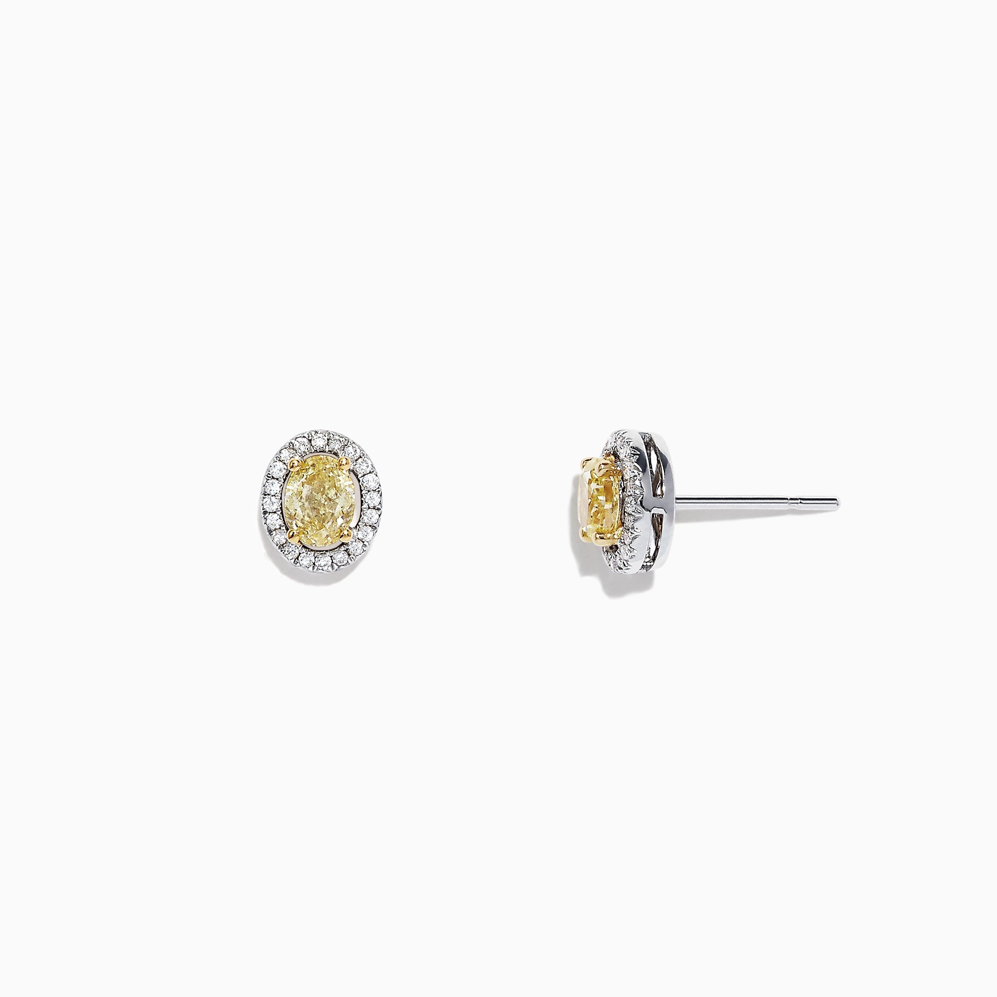 14K solid gold diamond hoop earrings for women with brilliant round-cut diamonds, perfect for luxury everyday wear.