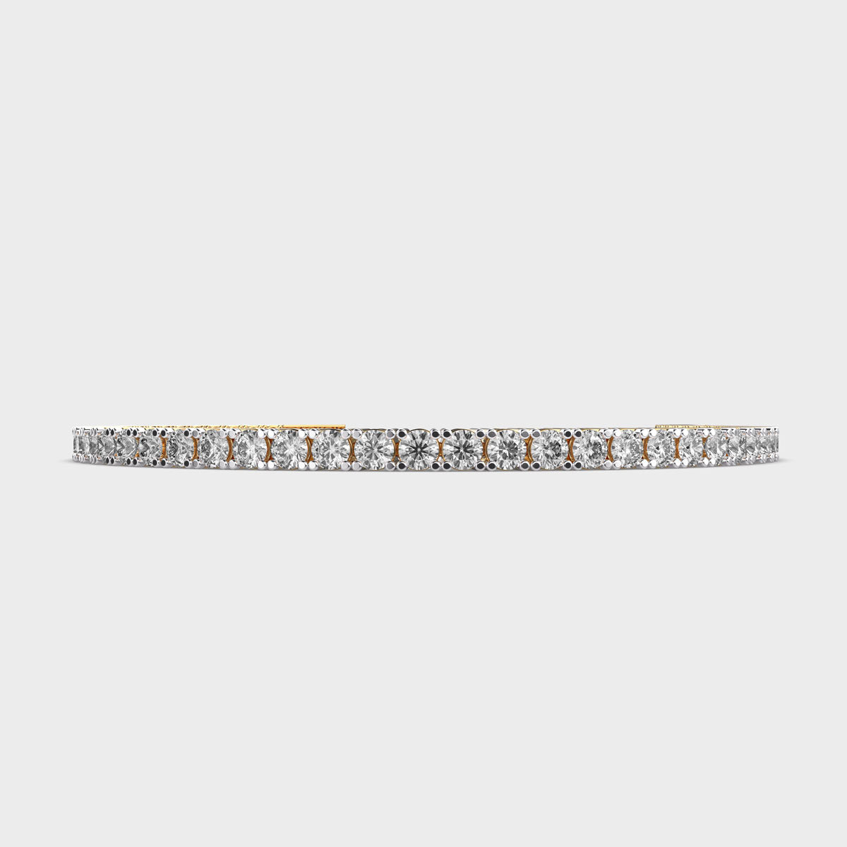 Single-Tone Diamond Tennis Bracelet