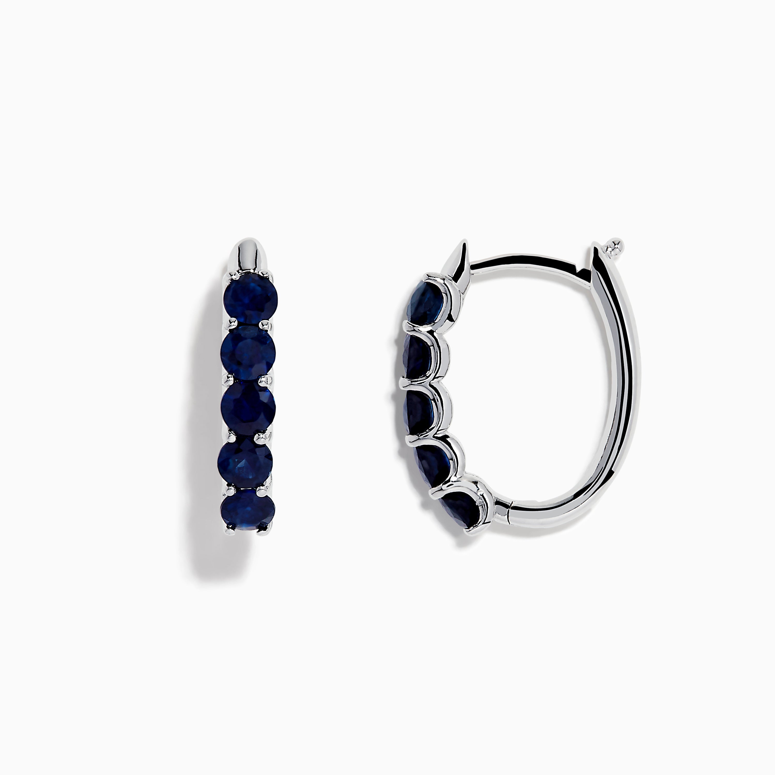 14K solid gold diamond hoop earrings for women with brilliant round-cut diamonds, perfect for luxury everyday wear.