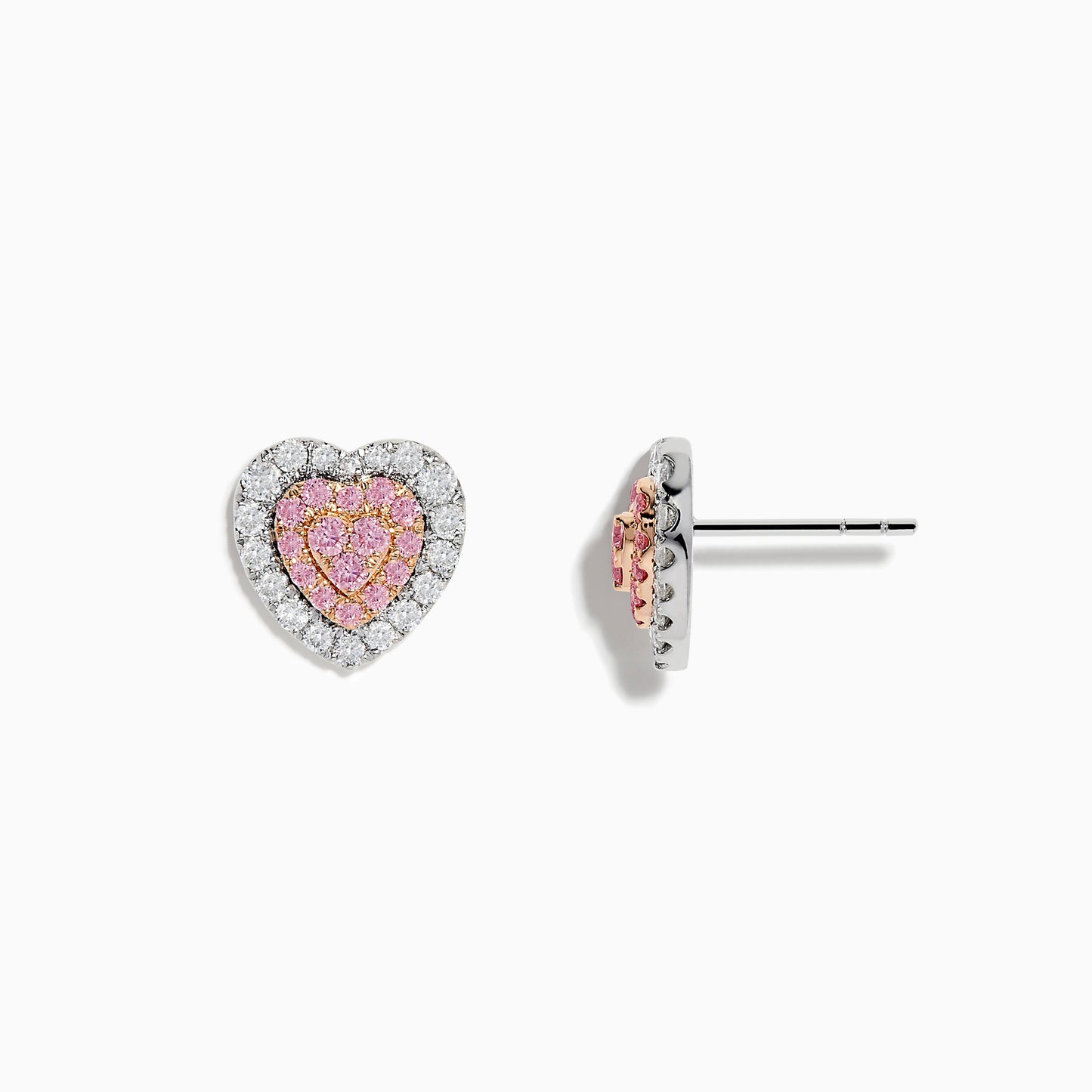 14K solid gold diamond hoop earrings for women with brilliant round-cut diamonds, perfect for luxury everyday wear.