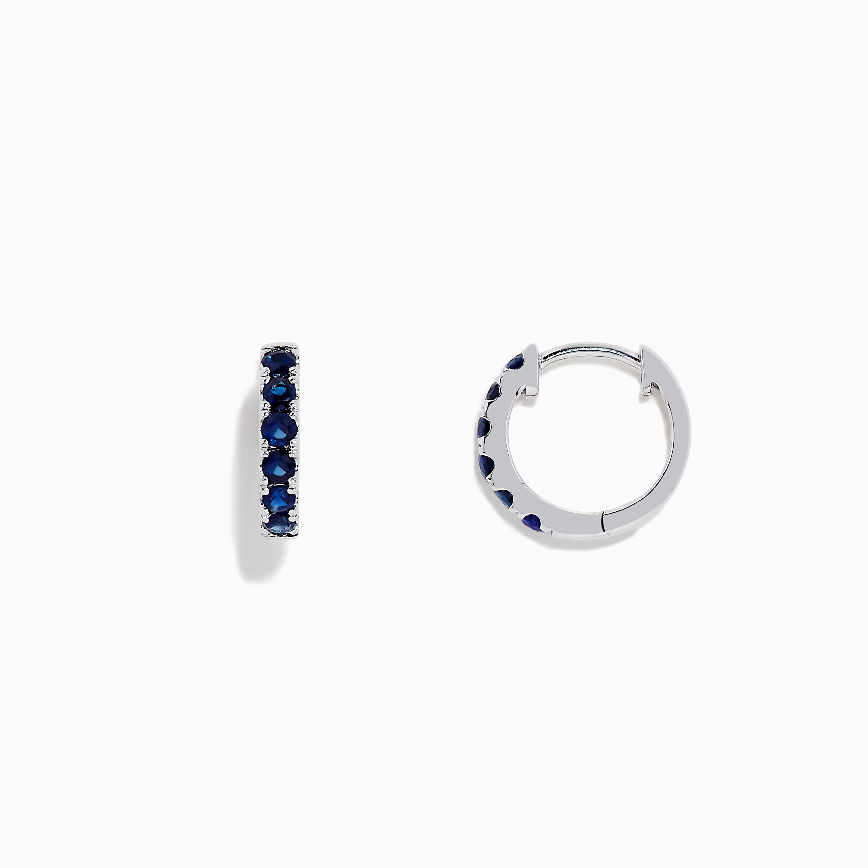14K solid gold diamond hoop earrings for women with brilliant round-cut diamonds, perfect for luxury everyday wear.