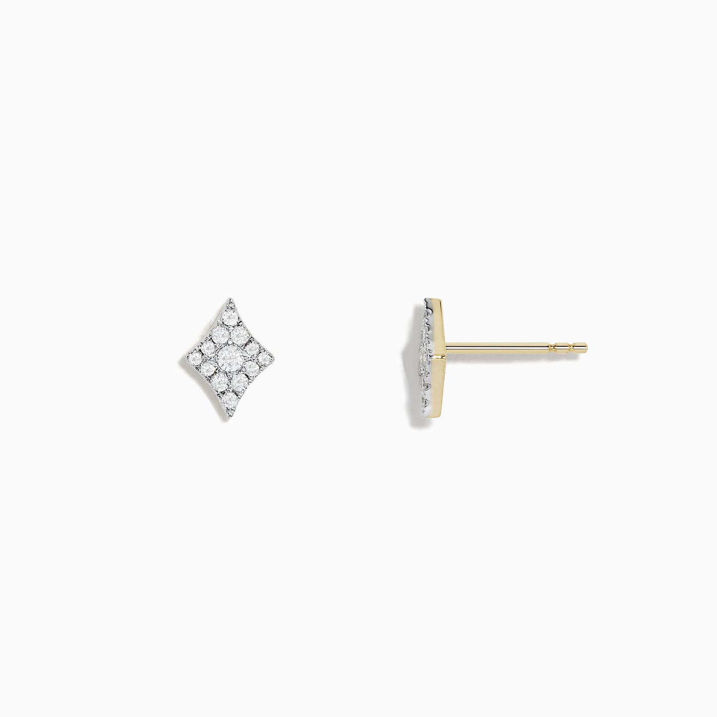 14K solid gold diamond hoop earrings for women with brilliant round-cut diamonds, perfect for luxury everyday wear.