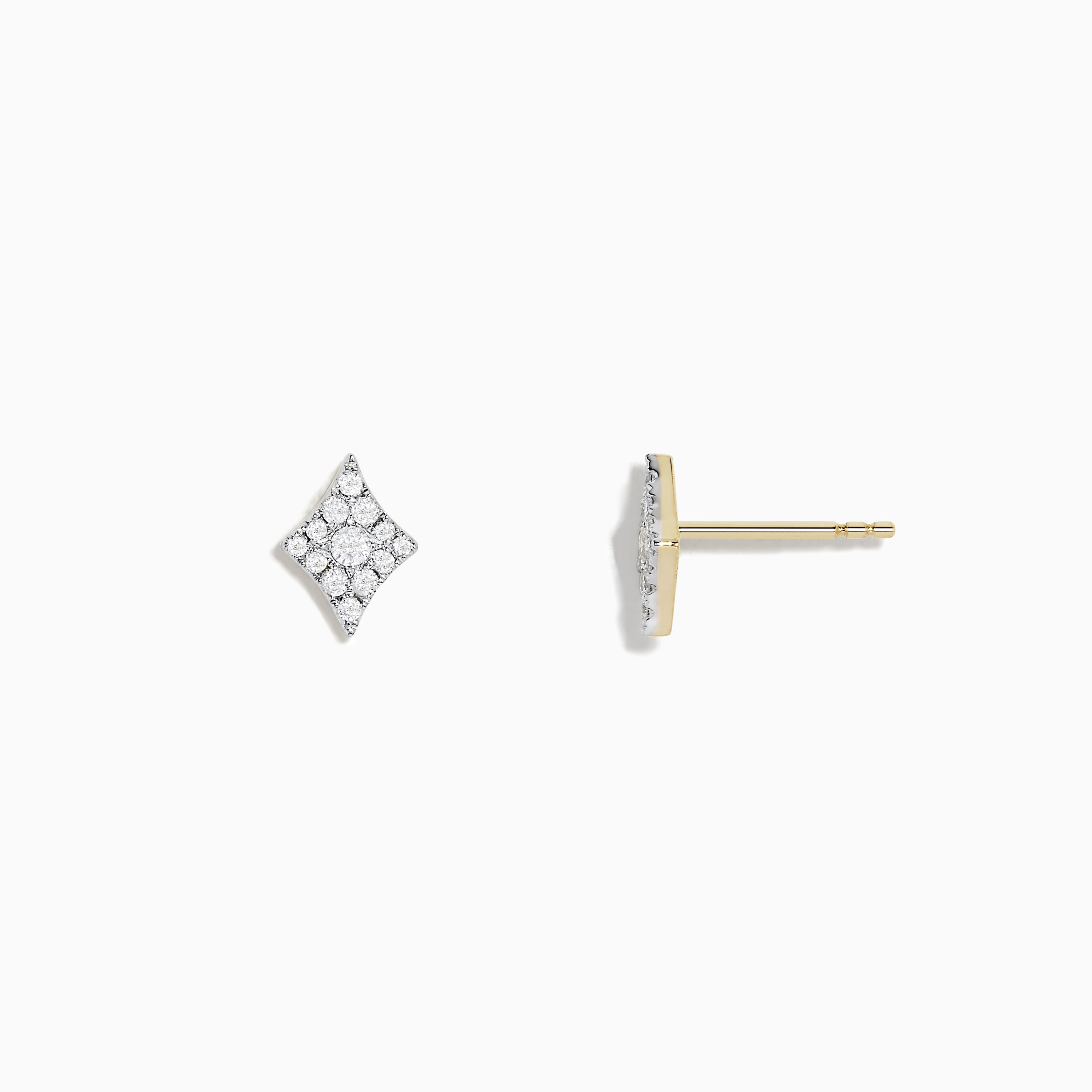 14K solid gold diamond hoop earrings for women with brilliant round-cut diamonds, perfect for luxury everyday wear.