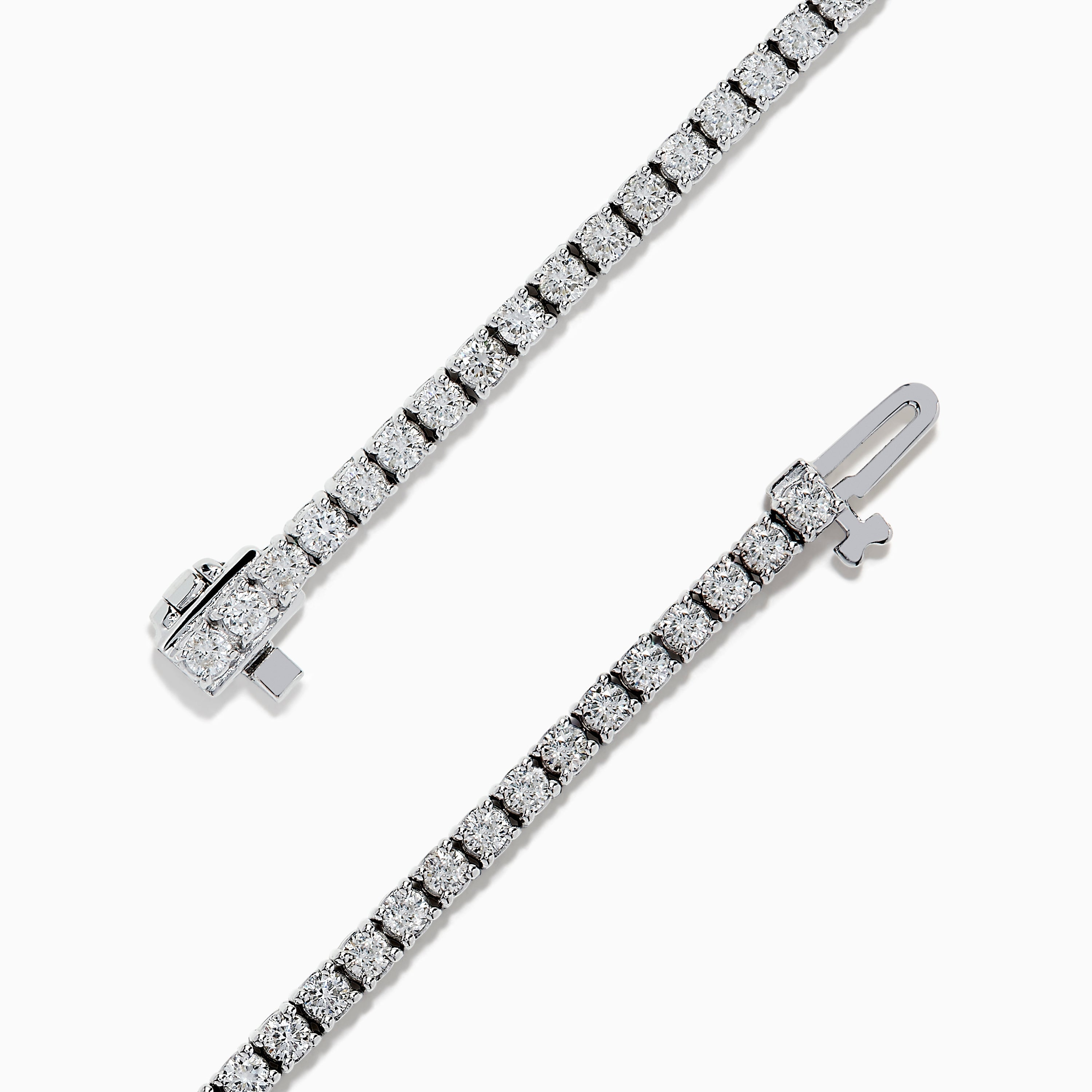 Pave Classica 14K White Gold Diamond Tennis Bracelet 2.99 TCW