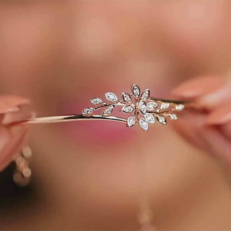 Radiant Rose Diamond Bracelet