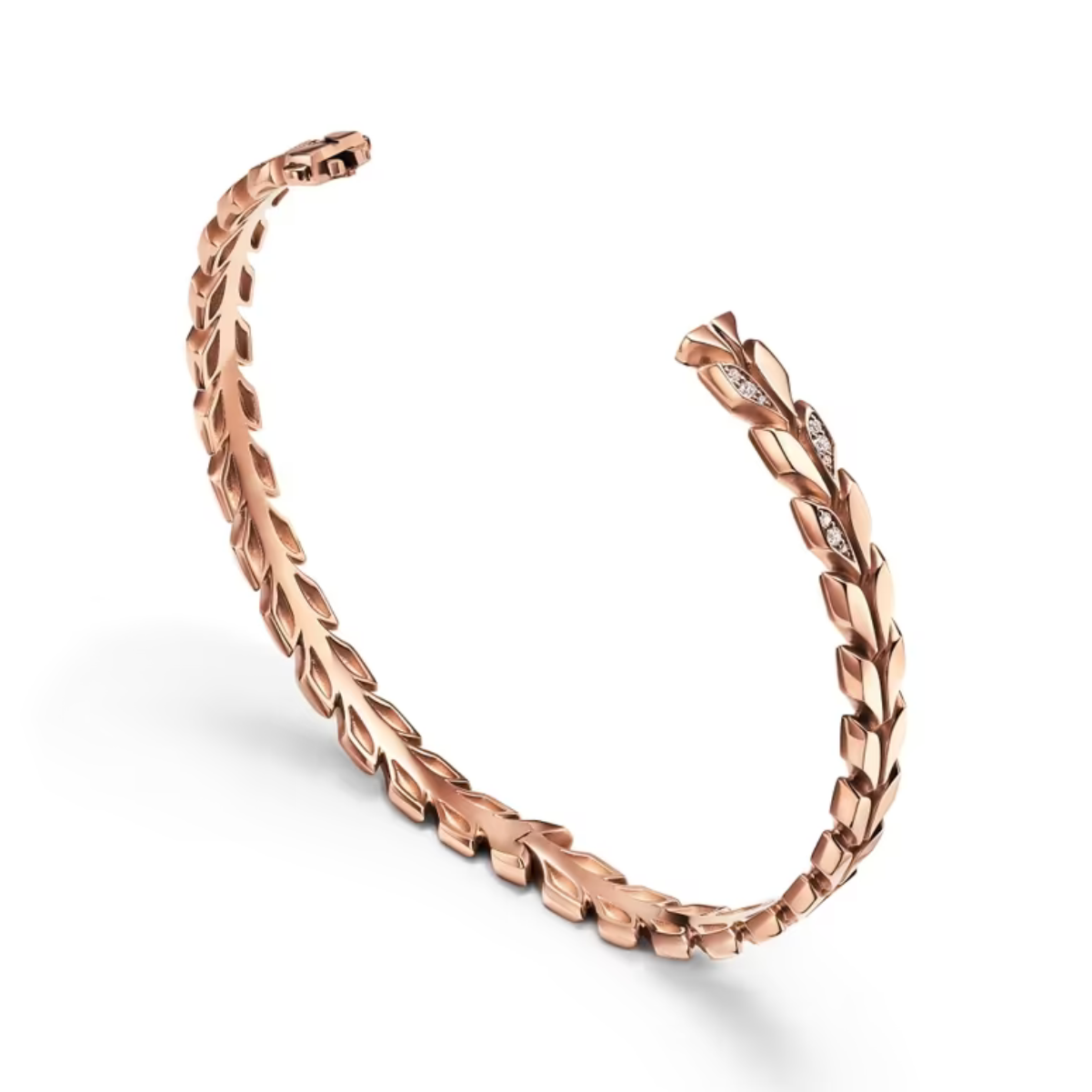 18K Rose Gold Diamond Bracelet for Women
