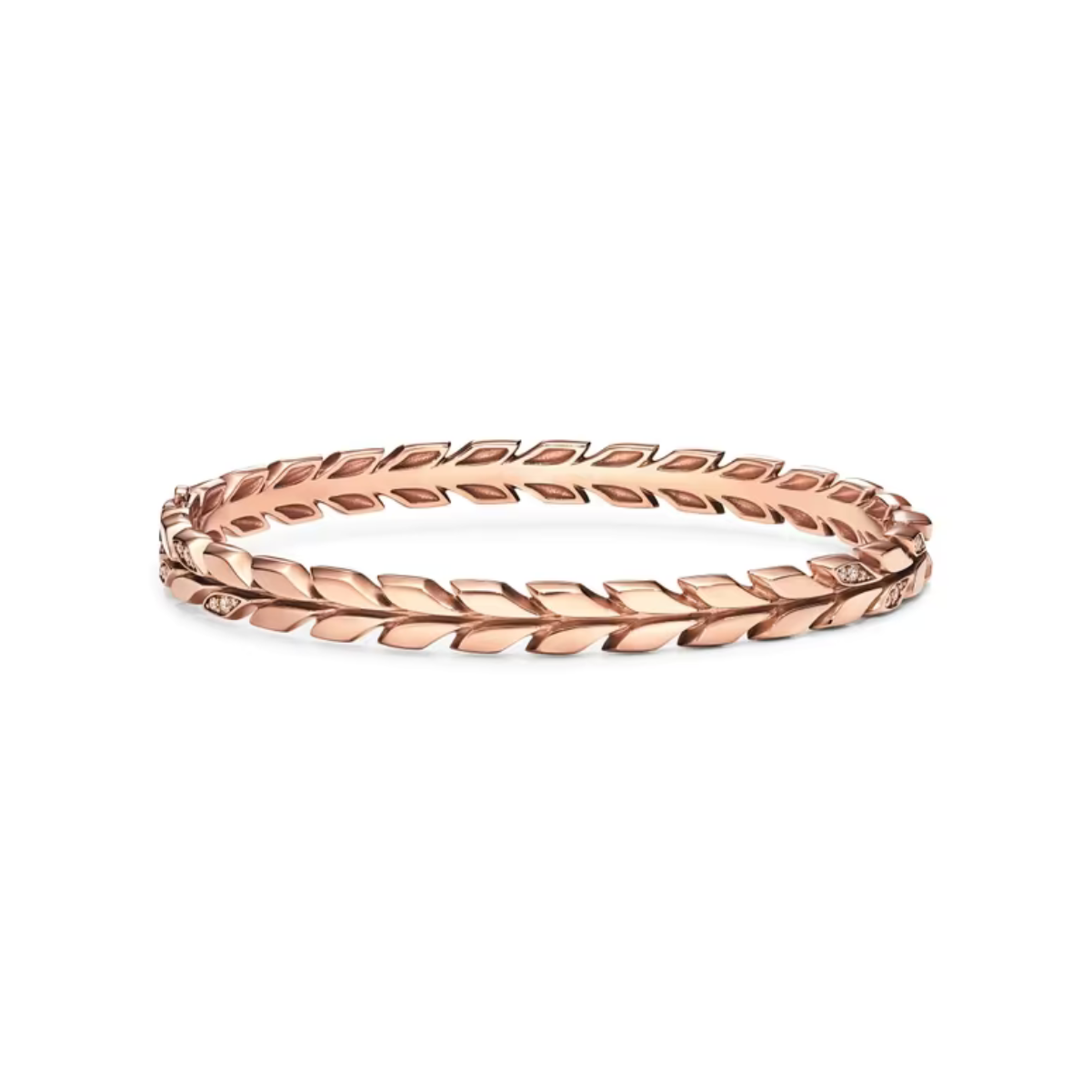 18K Rose Gold Diamond Bracelet for Women