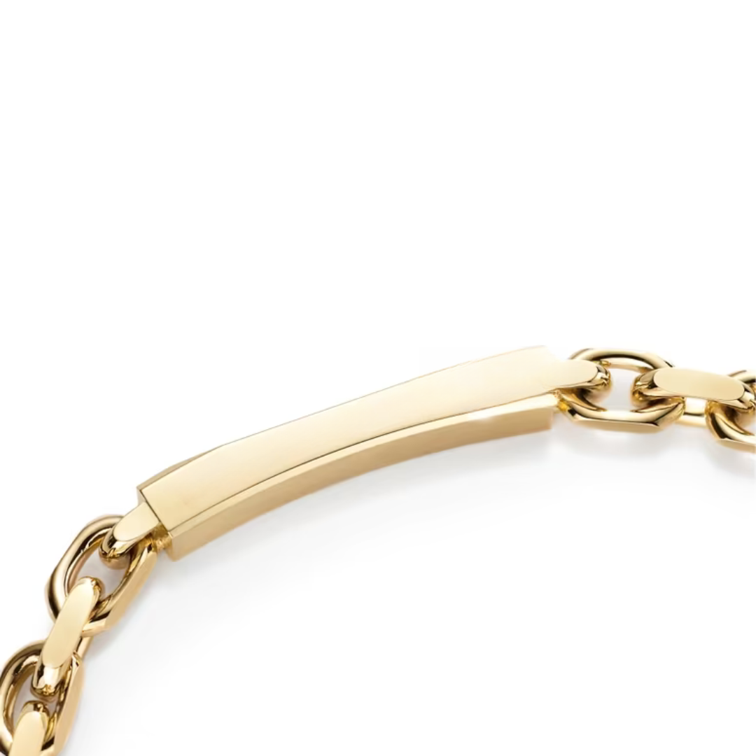 18K Gold Diamond Bracelet for Men