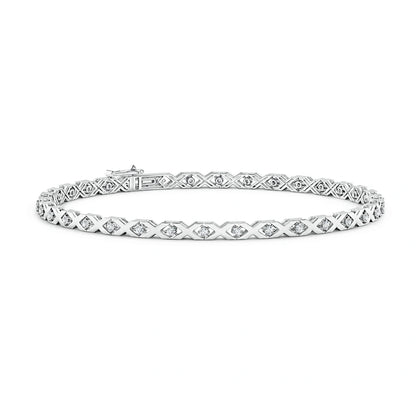 18K Gold Diamond Bracelet for Men