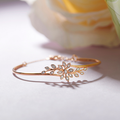 Radiant Rose Diamond Bracelet