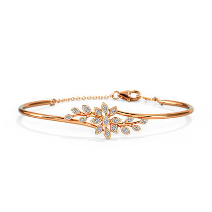 Radiant Rose Diamond Bracelet