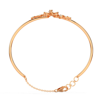 Radiant Rose Diamond Bracelet