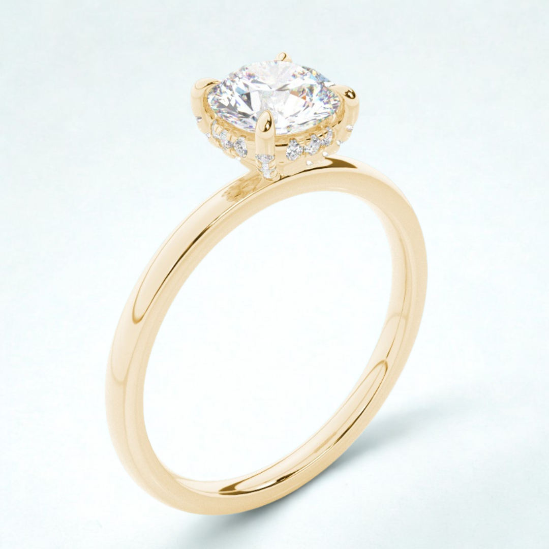 Engagement Halo Diamond Rings