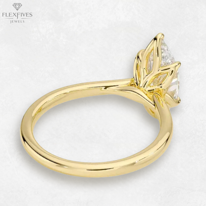 Marquise Cut Moissanite Diamond Engagement Ring 1.0 TO 3.0 CT Marquise Cut Moissanite Diamond Ring Diamond Promise Ring