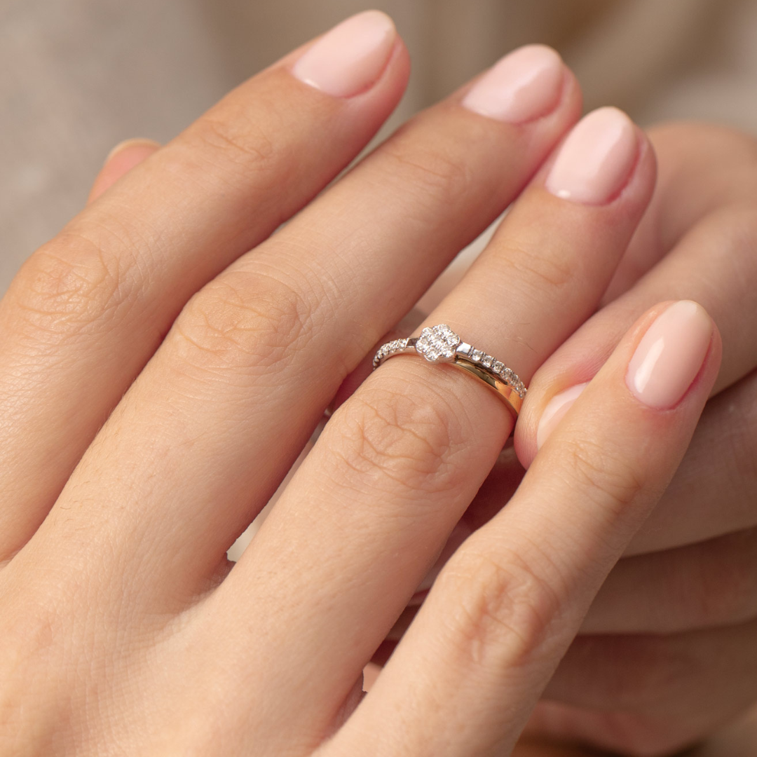 Erin Cluster Diamond Ring – Stunning and Elegant