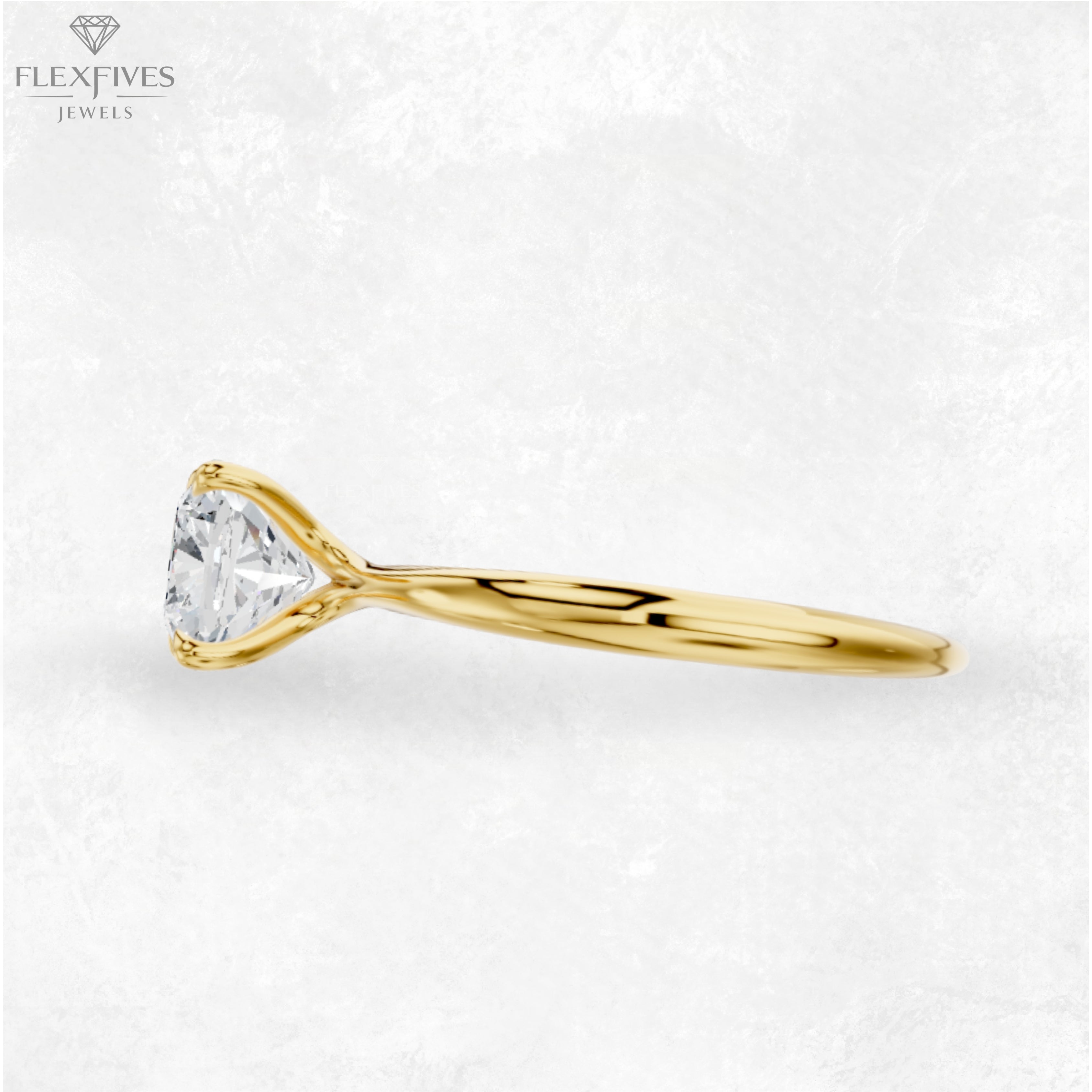 Cushion Cut 1.50 ct Moissanite diamond Engagement Ring, Cushion Cut Ring,Gold Bridal Ring, Diamond Promise Ring,Anniversary Ring (GOLD RING)
