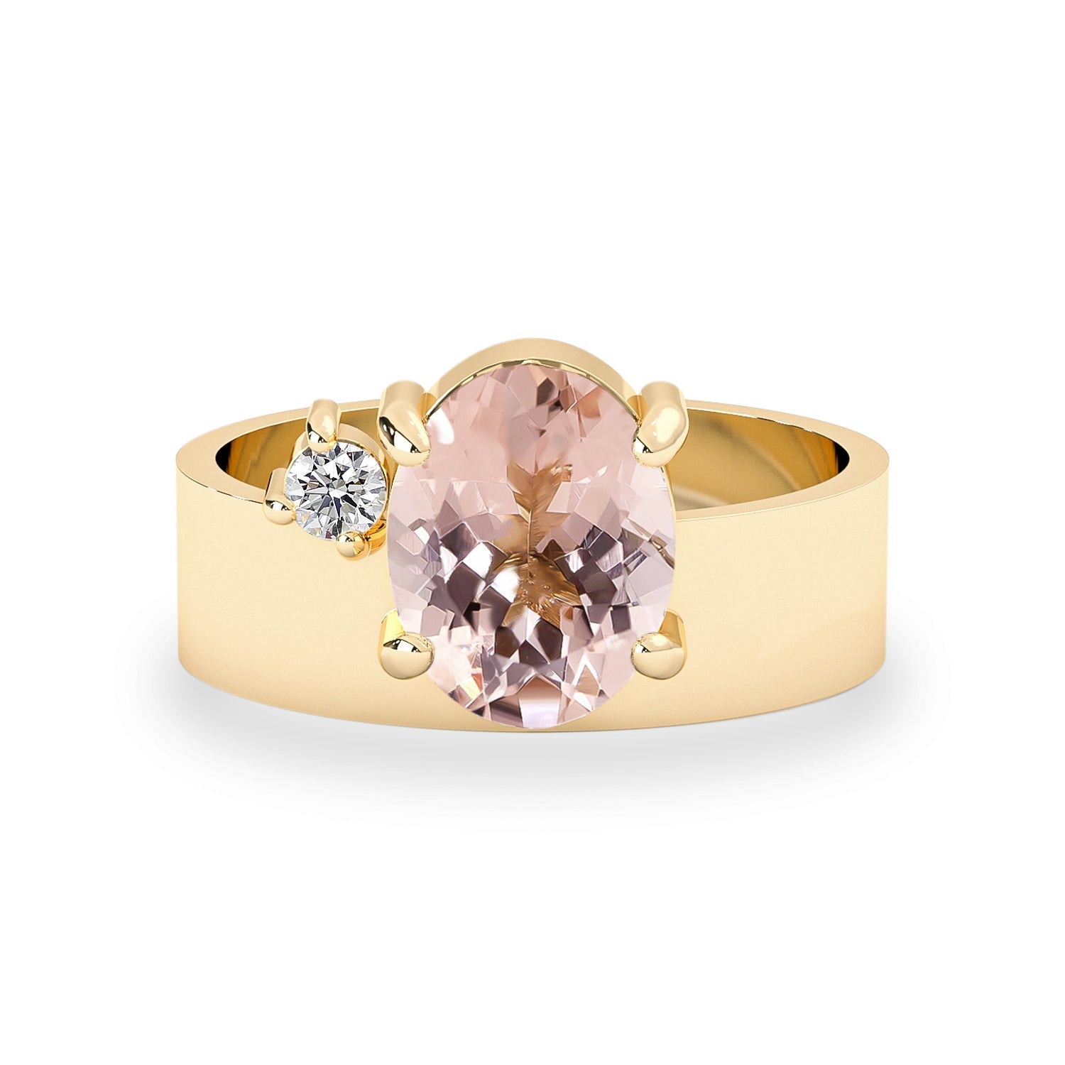 The Vibrant Soul Ring No.2, 2ct Morganite