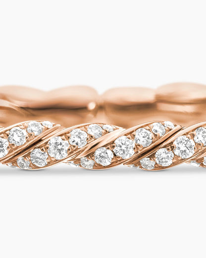 Luxury 18K Gold Diamond Twist Bangle Bracelet