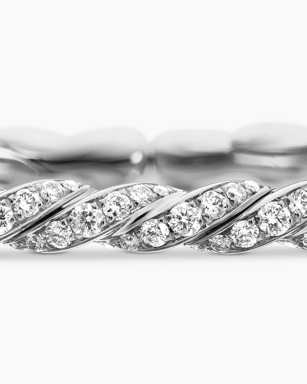 Luxury 18K Gold Diamond Twist Bangle Bracelet