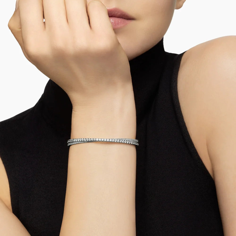 18K White Gold Diamond Bracelet for Women