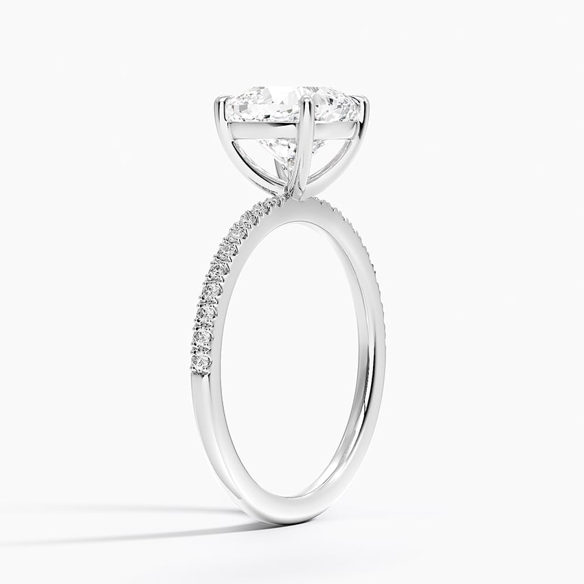 Perfect Fit Half-Coverage Diamond Engagement Ring