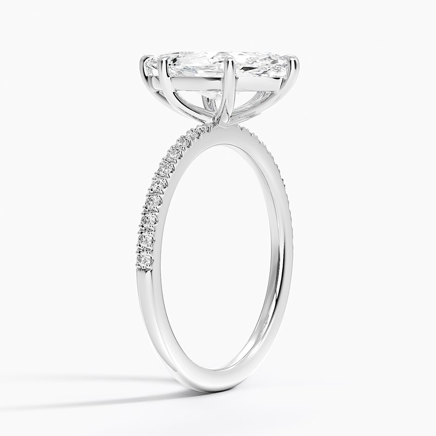 Perfect Fit Half-Coverage Diamond Engagement Ring