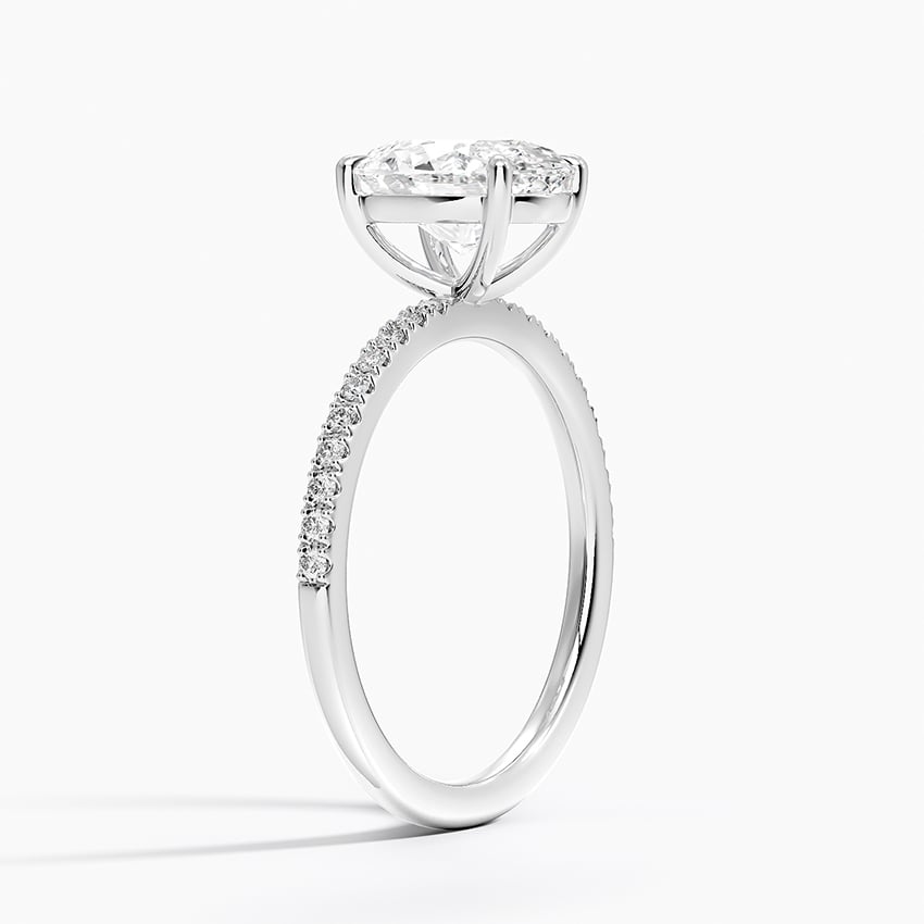 Perfect Fit Half-Coverage Diamond Engagement Ring