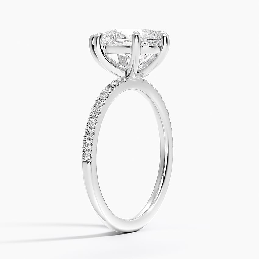 Perfect Fit Half-Coverage Diamond Engagement Ring