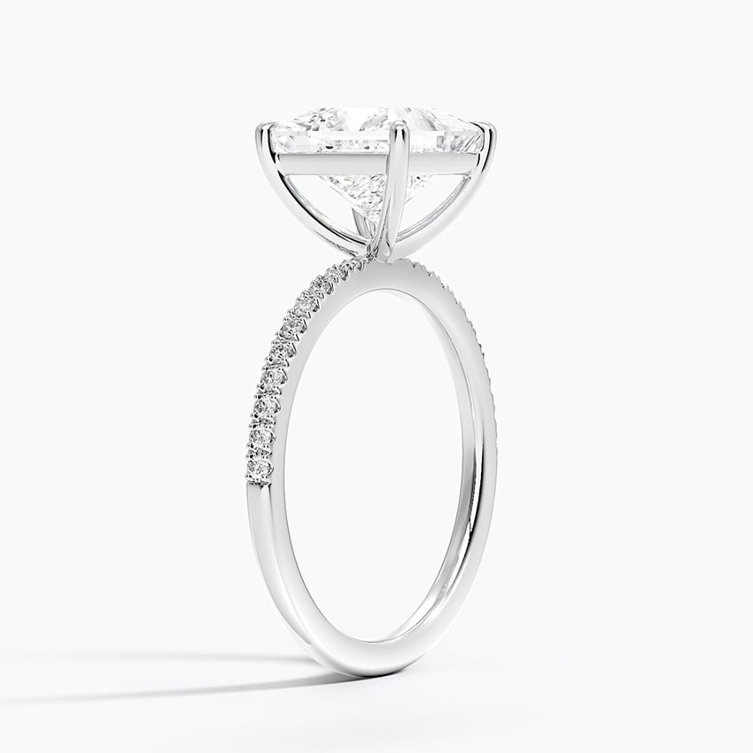 Perfect Fit Half-Coverage Diamond Engagement Ring