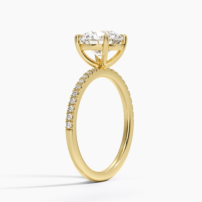 Perfect Fit Half-Coverage Diamond Engagement Ring