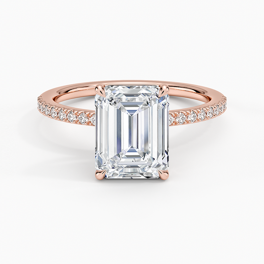 Perfect Fit Half-Coverage Diamond Engagement Ring