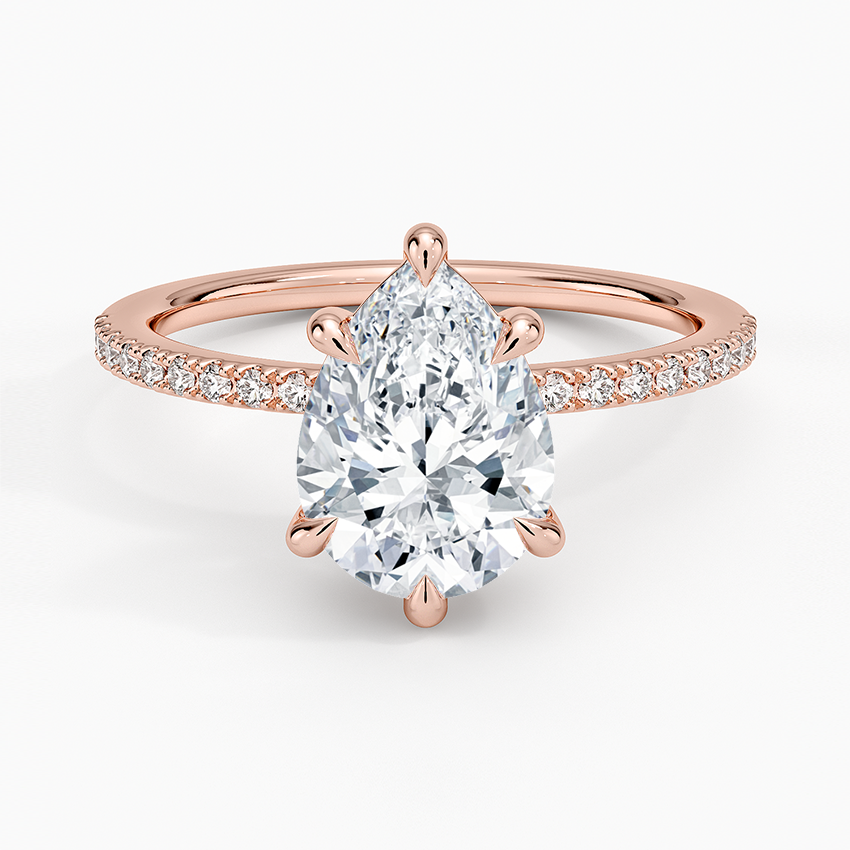 Perfect Fit Half-Coverage Diamond Engagement Ring