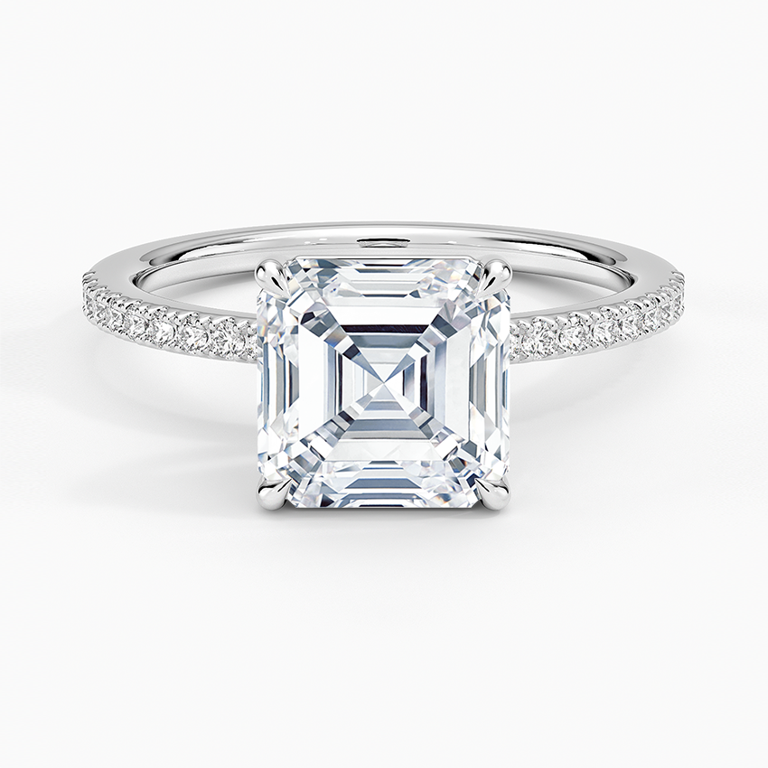 Perfect Fit Half-Coverage Diamond Engagement Ring