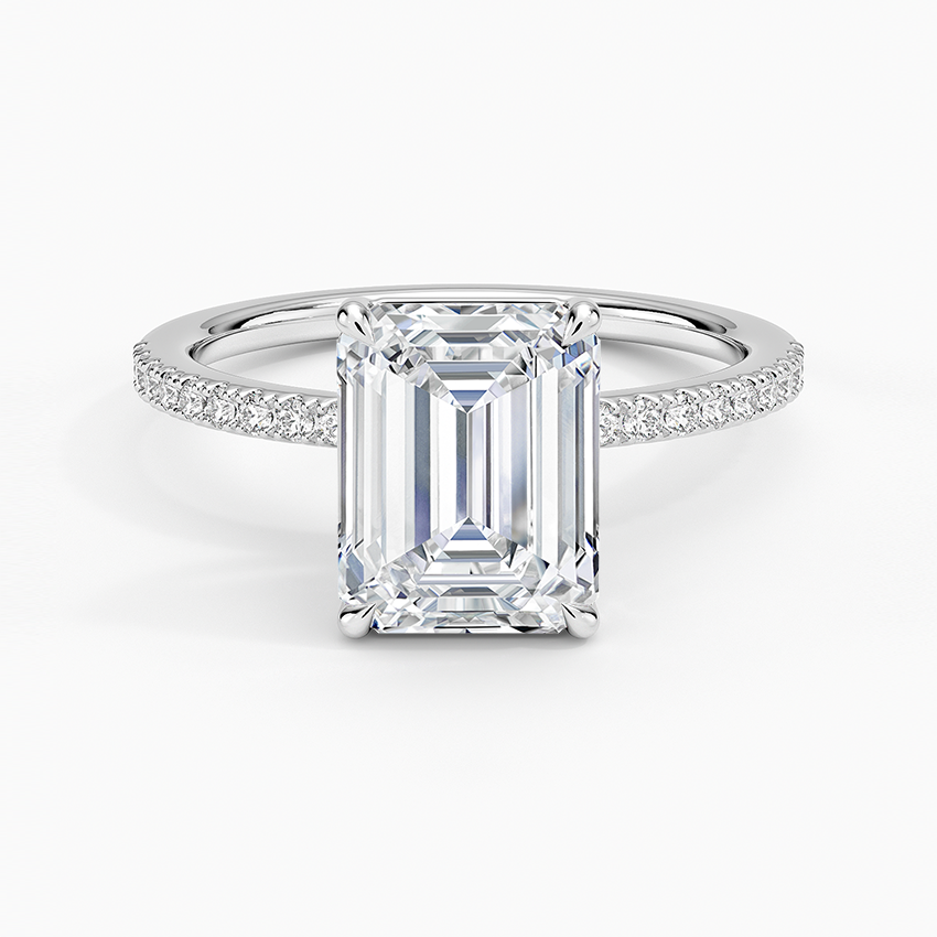 Perfect Fit Half-Coverage Diamond Engagement Ring