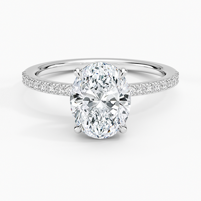 Perfect Fit Half-Coverage Diamond Engagement Ring