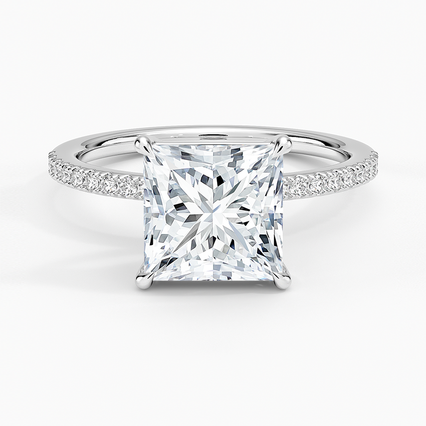 Perfect Fit Half-Coverage Diamond Engagement Ring