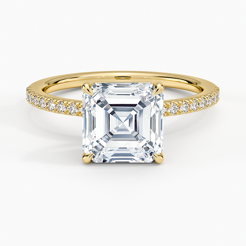 Perfect Fit Half-Coverage Diamond Engagement Ring