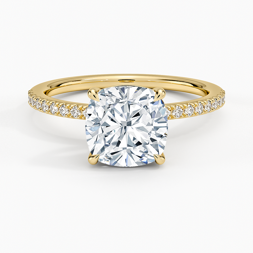 Perfect Fit Half-Coverage Diamond Engagement Ring